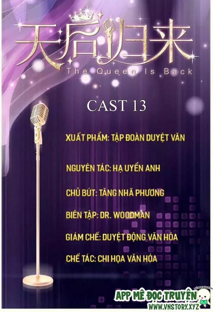 Thiên hậu trở về: Chapter 13