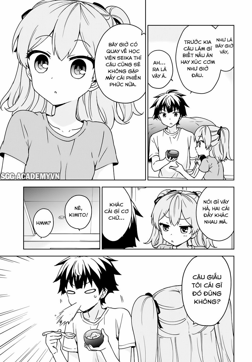 Ore ga Ojou-sama Gakkou ni "Shomin Sample" Toshite Rachirareta Ken: Chapter 81: Nhìn-nhìn chỗ nào đấy [END]