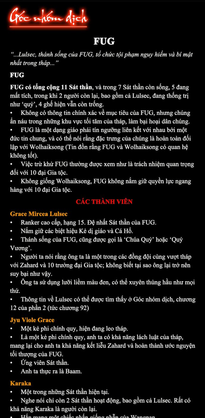 Tòa Tháp Bí Ẩn 2: Chapter 61