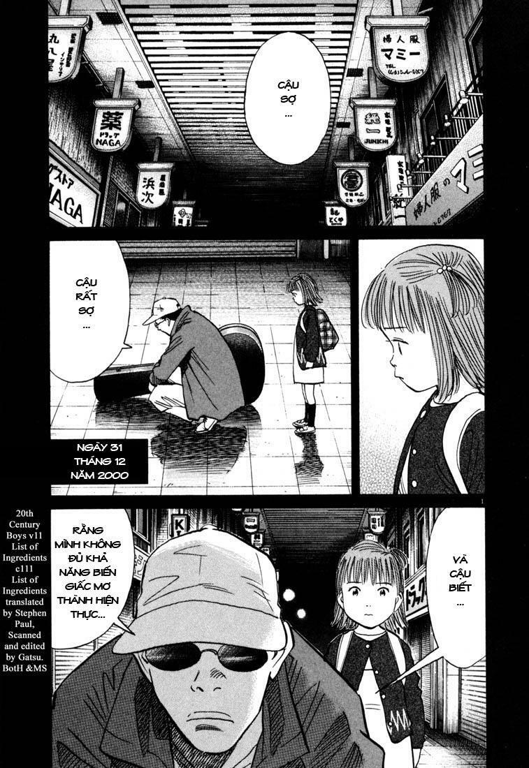 Những Chàng Trai Thế Kỉ 20: Chapter 111