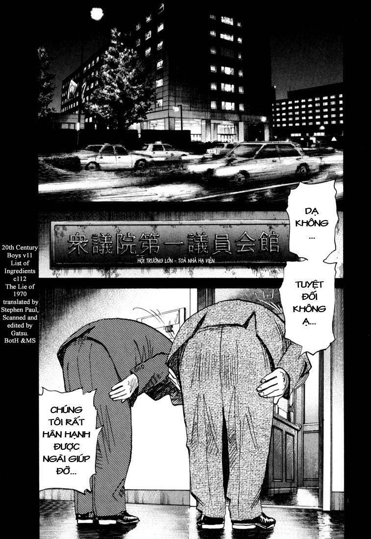 Những Chàng Trai Thế Kỉ 20: Chapter 112