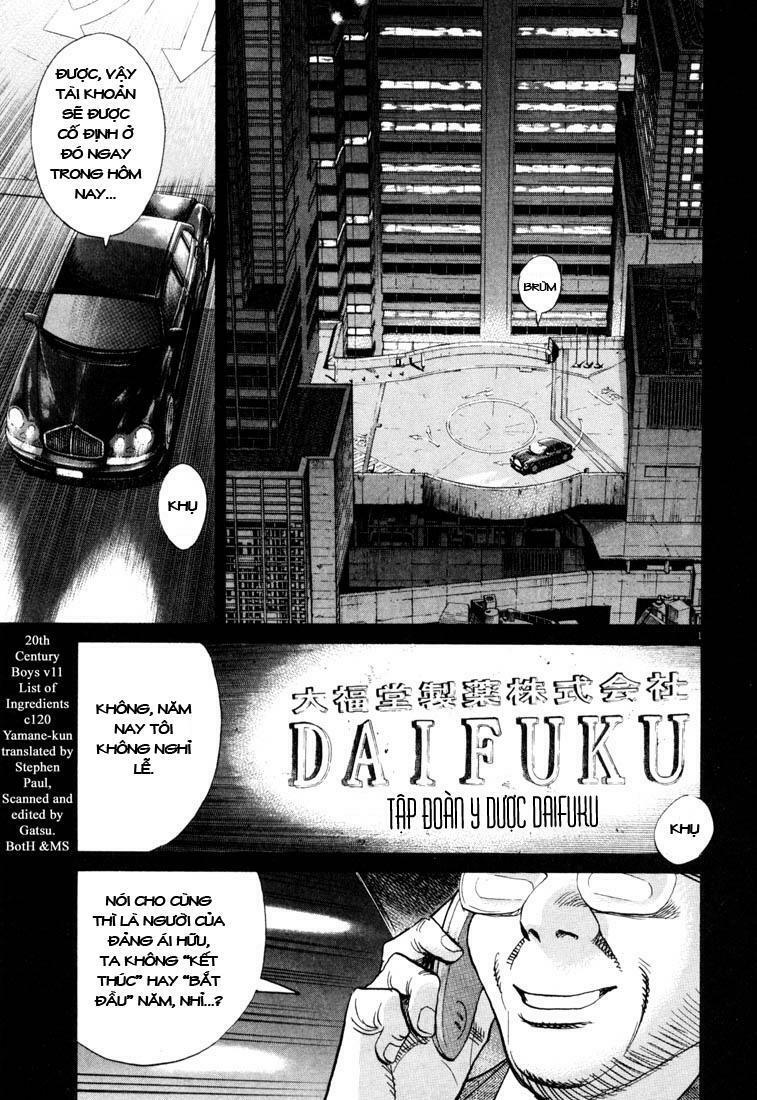 Những Chàng Trai Thế Kỉ 20: Chapter 120