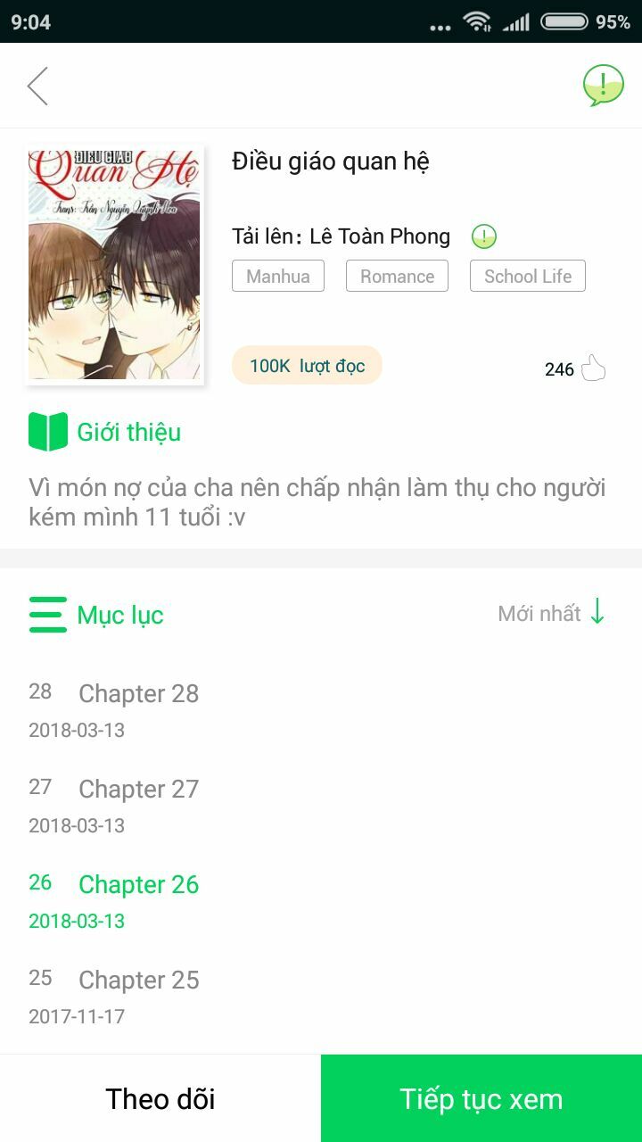 Điều giáo quan hệ: Chapter 26