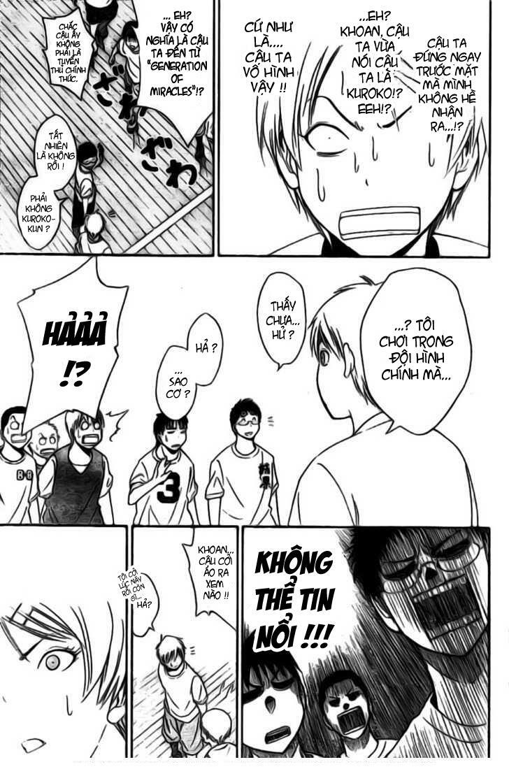 Vua bóng rổ Kuroko: Chapter 1