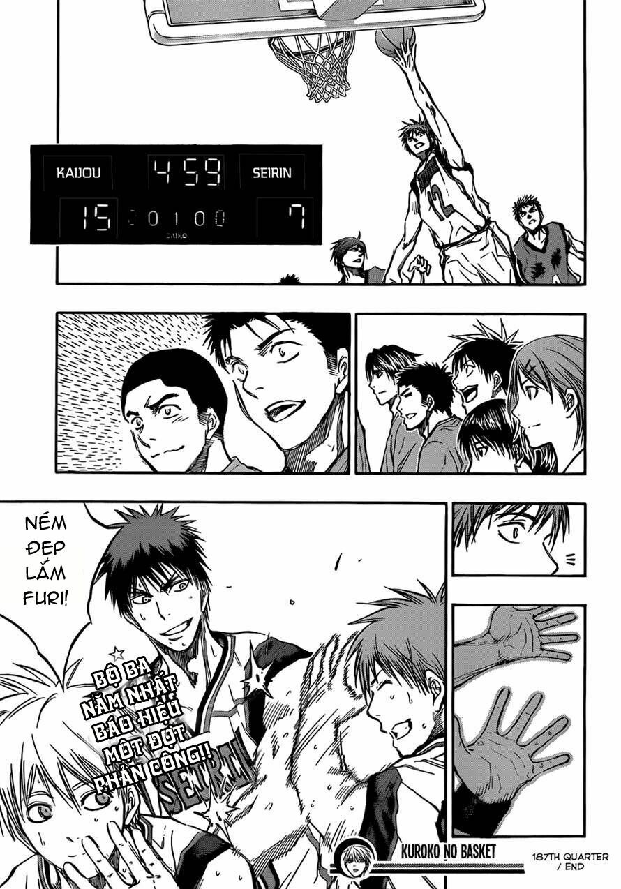 Vua bóng rổ Kuroko: Chapter 187