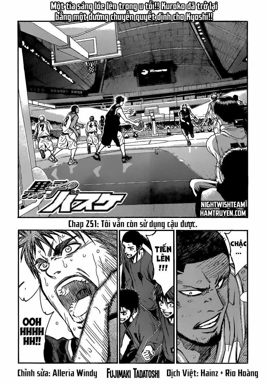 Vua bóng rổ Kuroko: Chapter 251