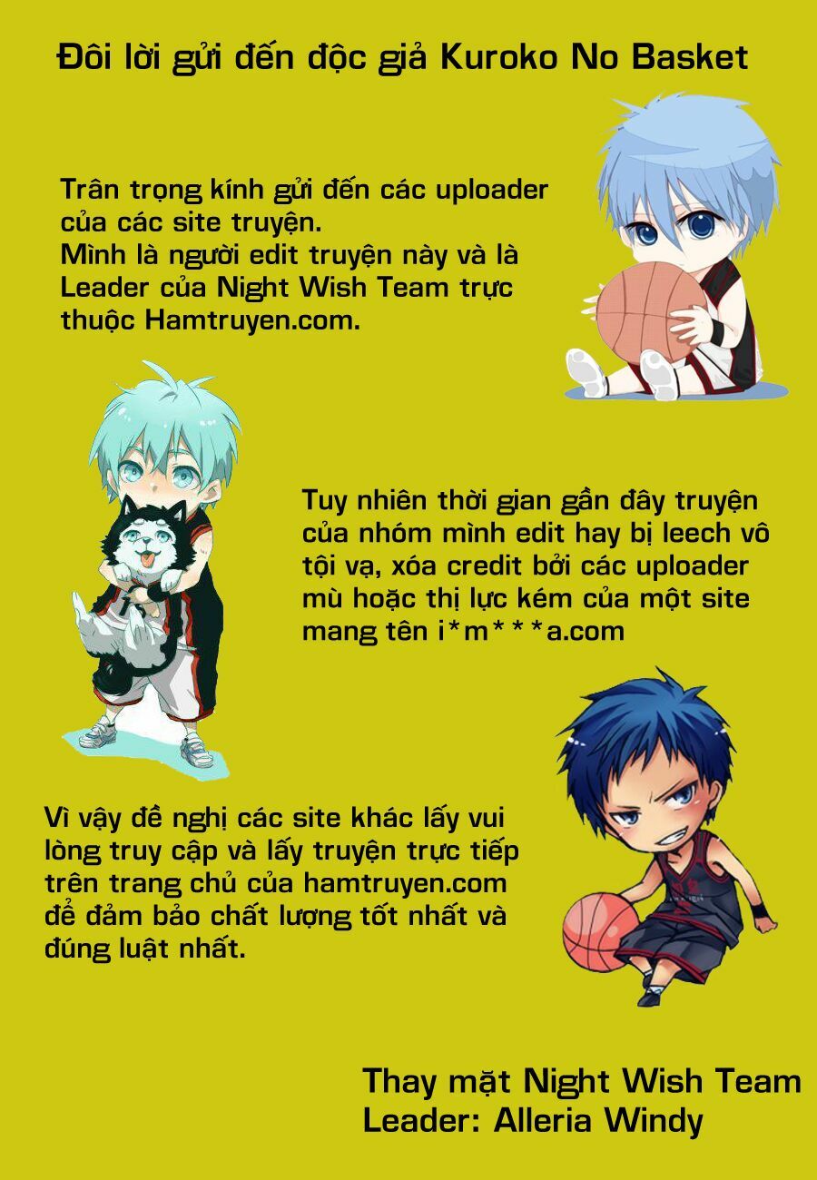 Vua bóng rổ Kuroko: Chapter 267