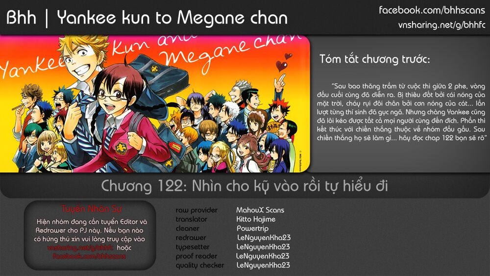 Yankee-kun to Megane-chan - Nhóc Quậy Và Nhỏ 4 Mắt: Chapter 122