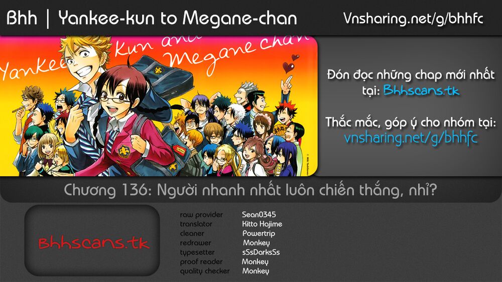 Yankee-kun to Megane-chan - Nhóc Quậy Và Nhỏ 4 Mắt: Chapter 136