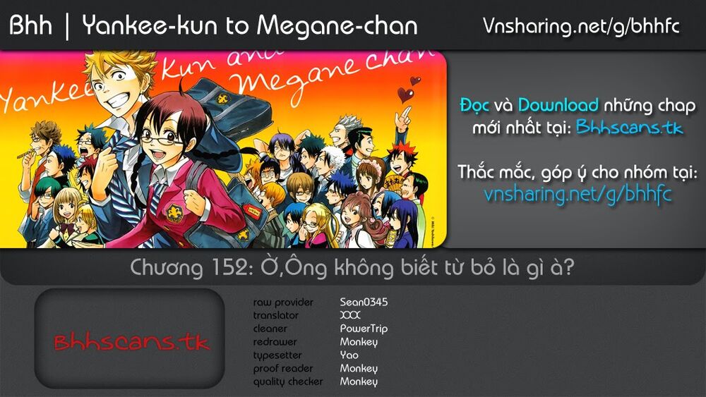 Yankee-kun to Megane-chan - Nhóc Quậy Và Nhỏ 4 Mắt: Chapter 152