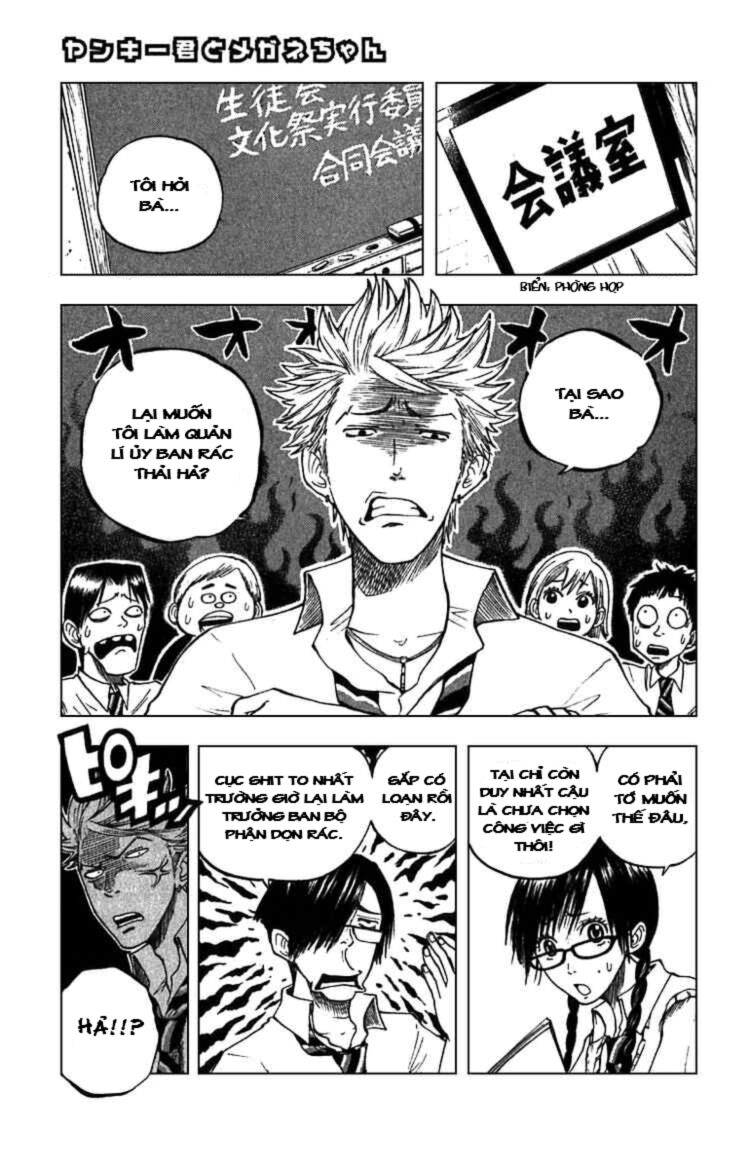 Yankee-kun to Megane-chan - Nhóc Quậy Và Nhỏ 4 Mắt: Chapter 44