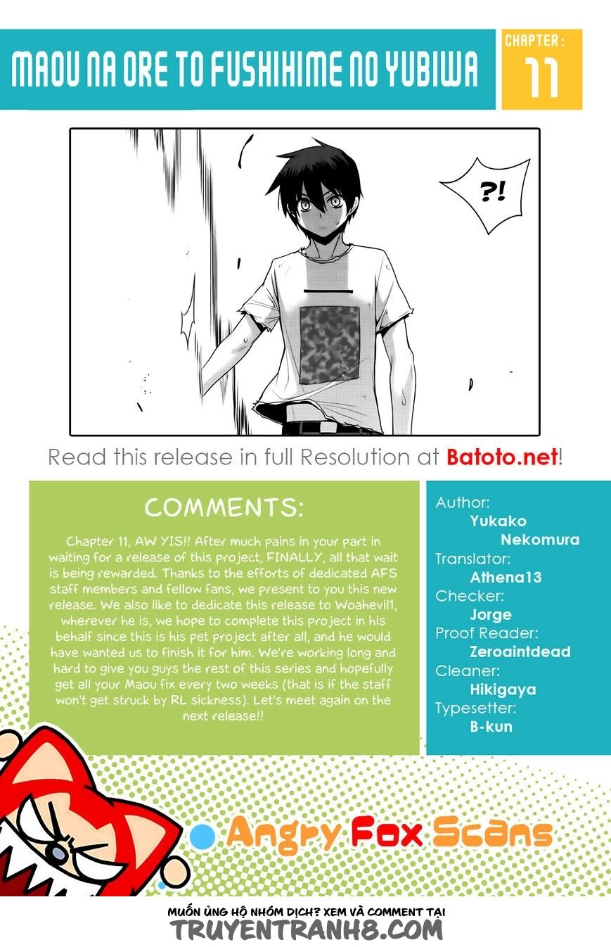 Maou na Ore to Fushihime no Yubiwa: Chapter 11