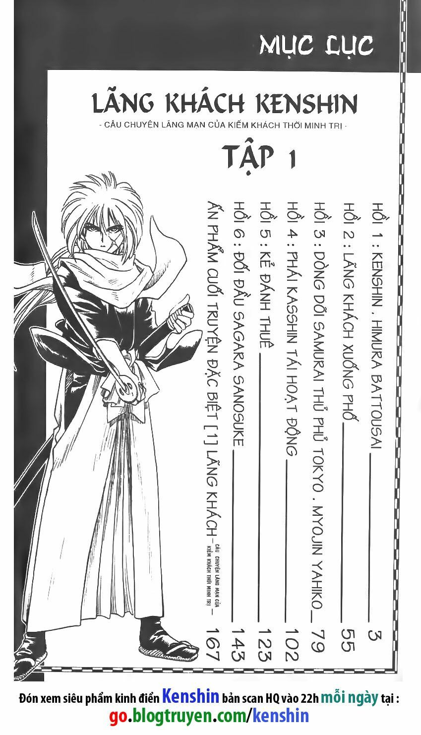 Lãng khách Kenshin: Chapter 1