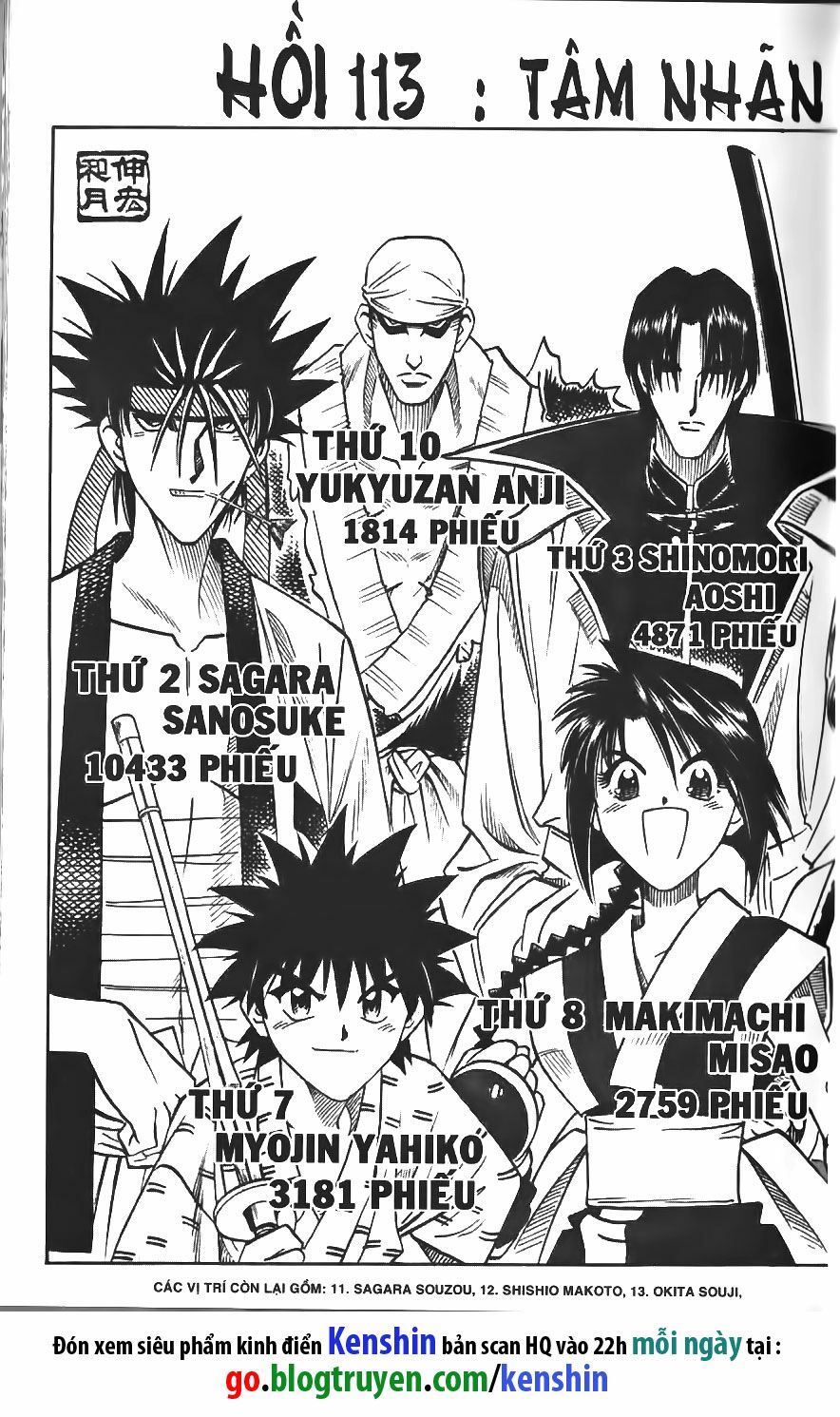Lãng khách Kenshin: Chapter 113