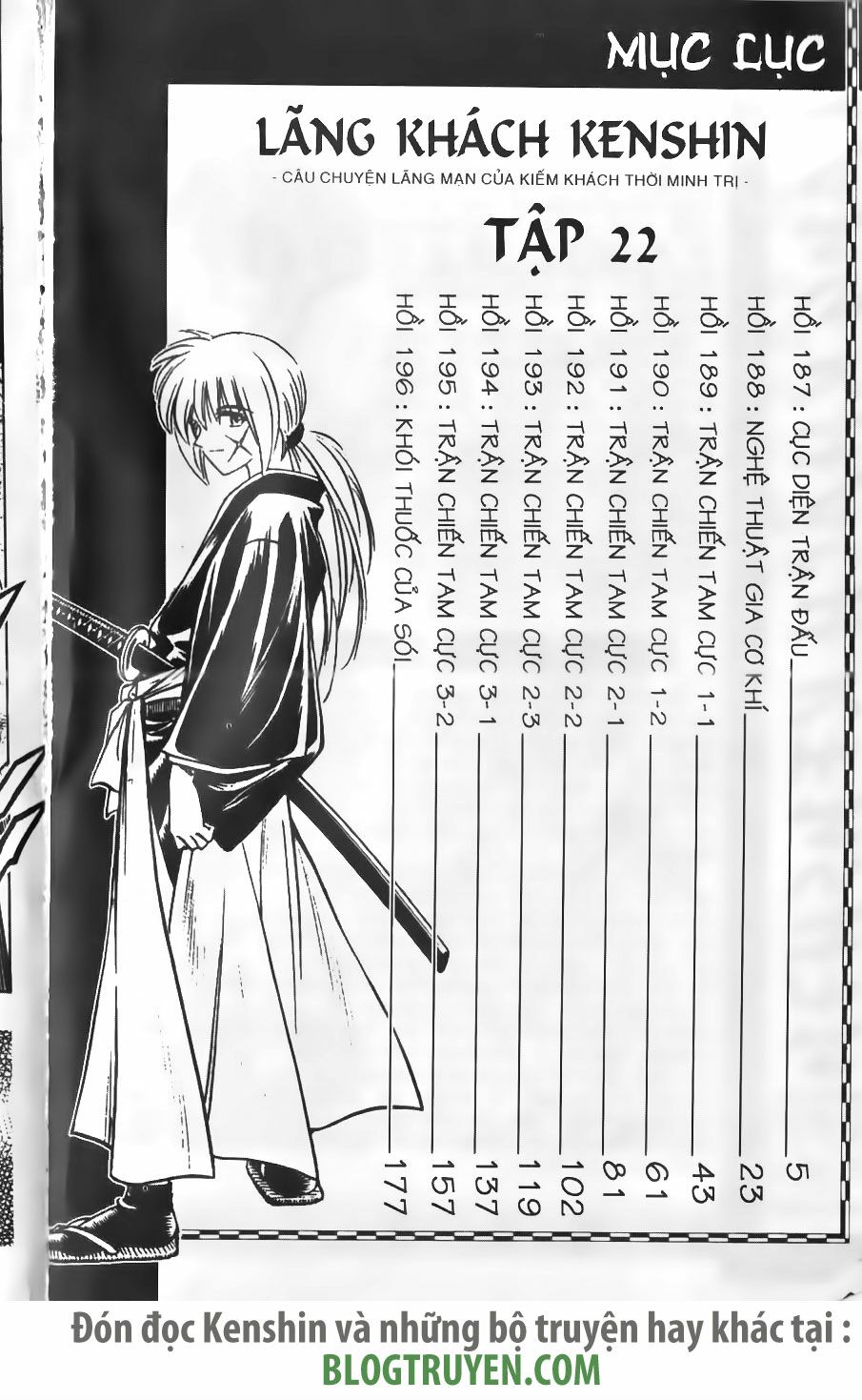 Lãng khách Kenshin: Chapter 187