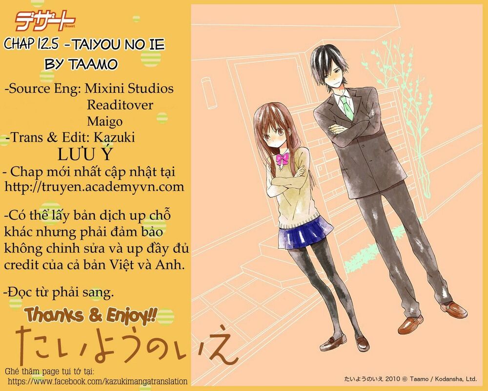 Ngôi Nhà Mặt Trời: Chapter 12.5