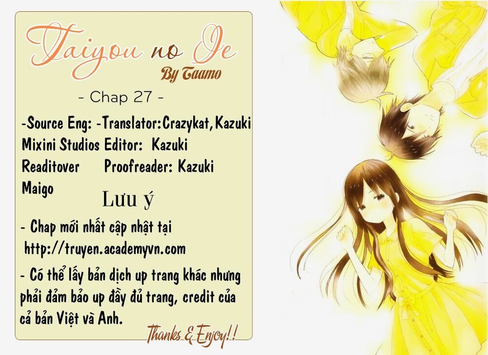 Ngôi Nhà Mặt Trời: Chapter 27
