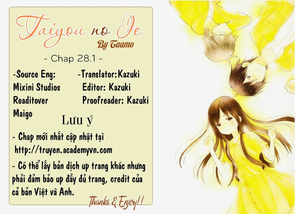 Ngôi Nhà Mặt Trời: Chapter 28.1