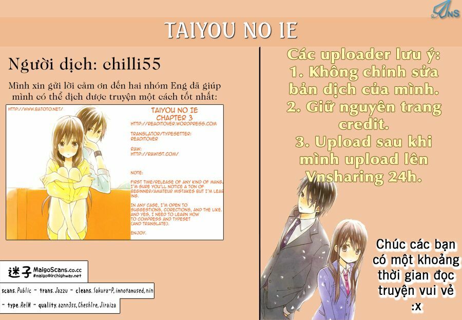 Ngôi Nhà Mặt Trời: Chapter 3