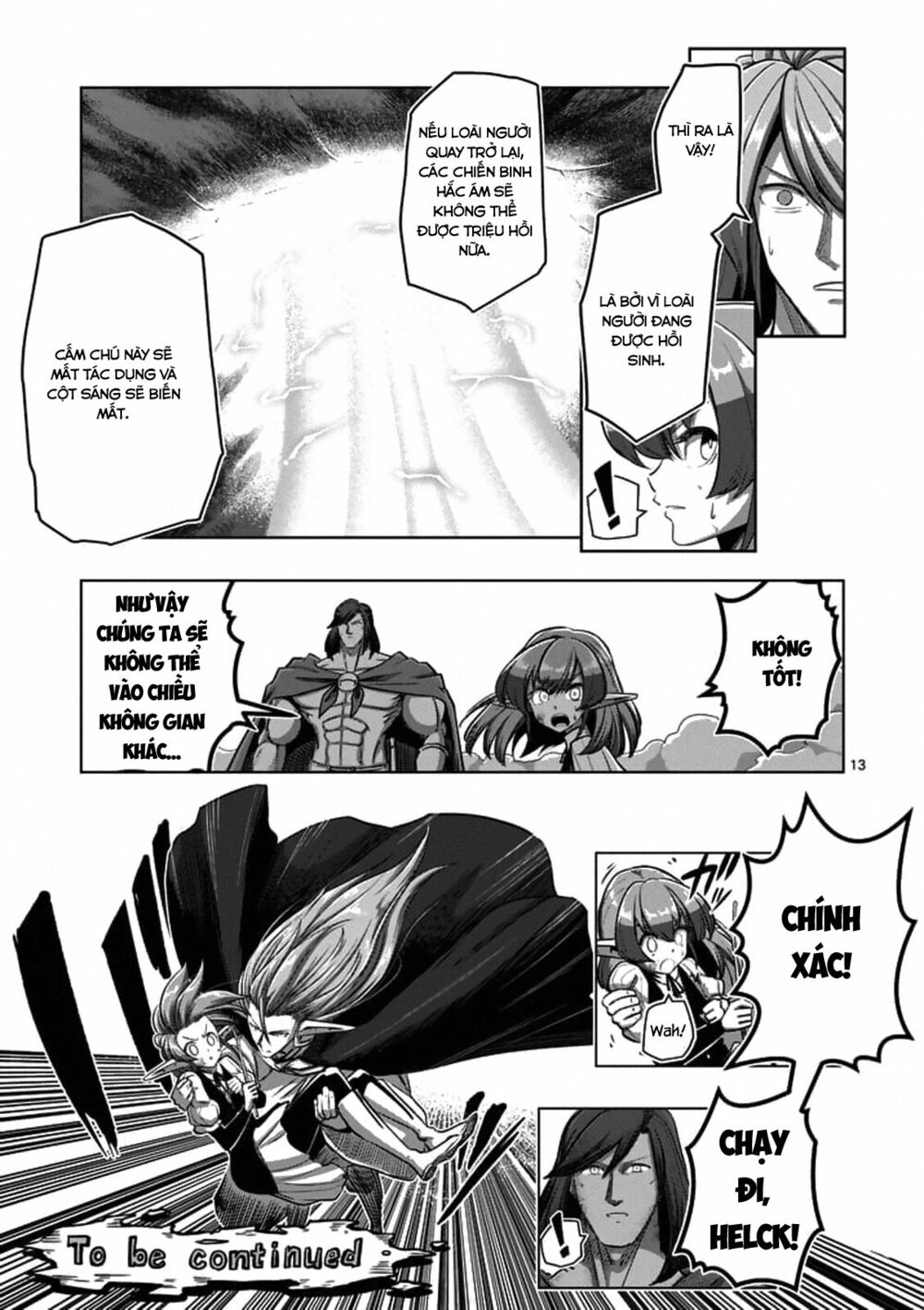 Helck Manga: Chapter 103.1: Bên trong ánh sáng