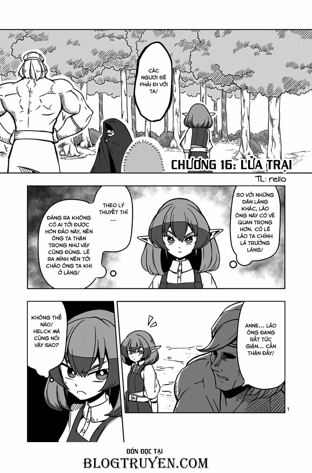 Helck Manga: Chapter 16: Lửa trại