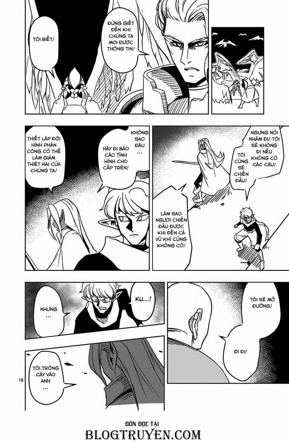 Helck Manga: Chapter 17: Tấn công, Lính thiên dực