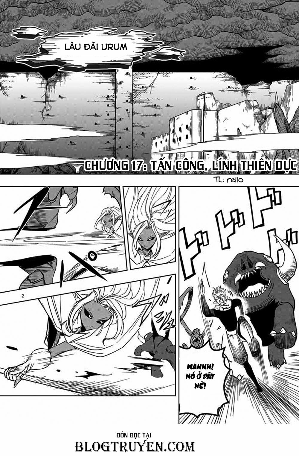 Helck Manga: Chapter 17: Tấn công, Lính thiên dực