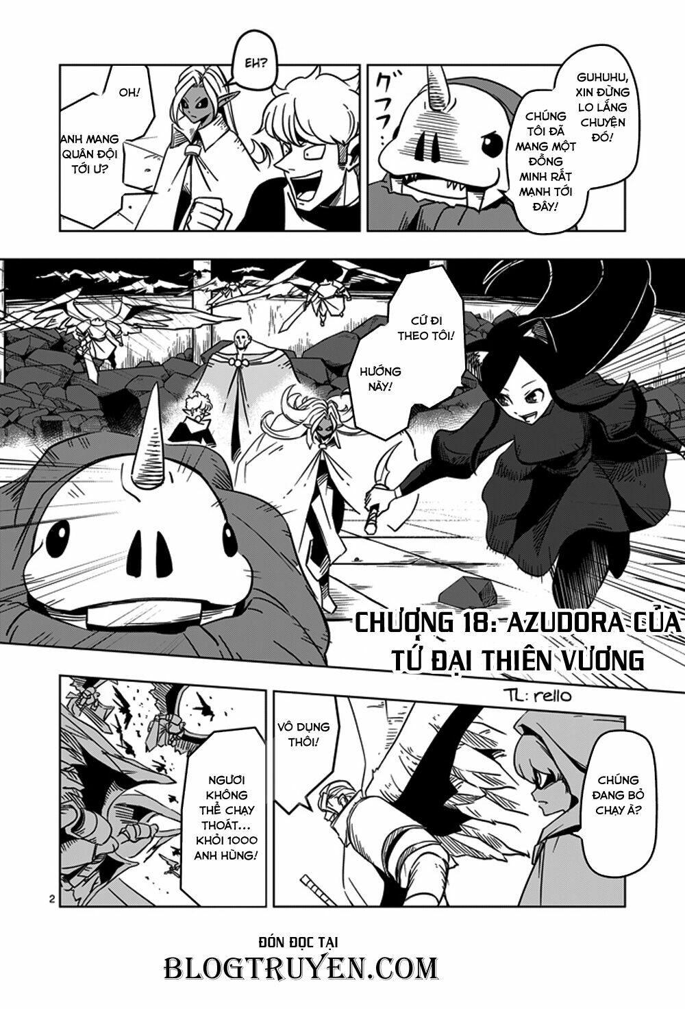Helck Manga: Chapter 18: Azudora của Tứ đại thiên vương