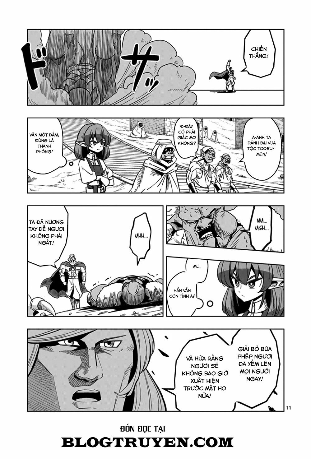 Helck Manga: Chapter 27: Sức mạnh của Vua tộc Toosu-men