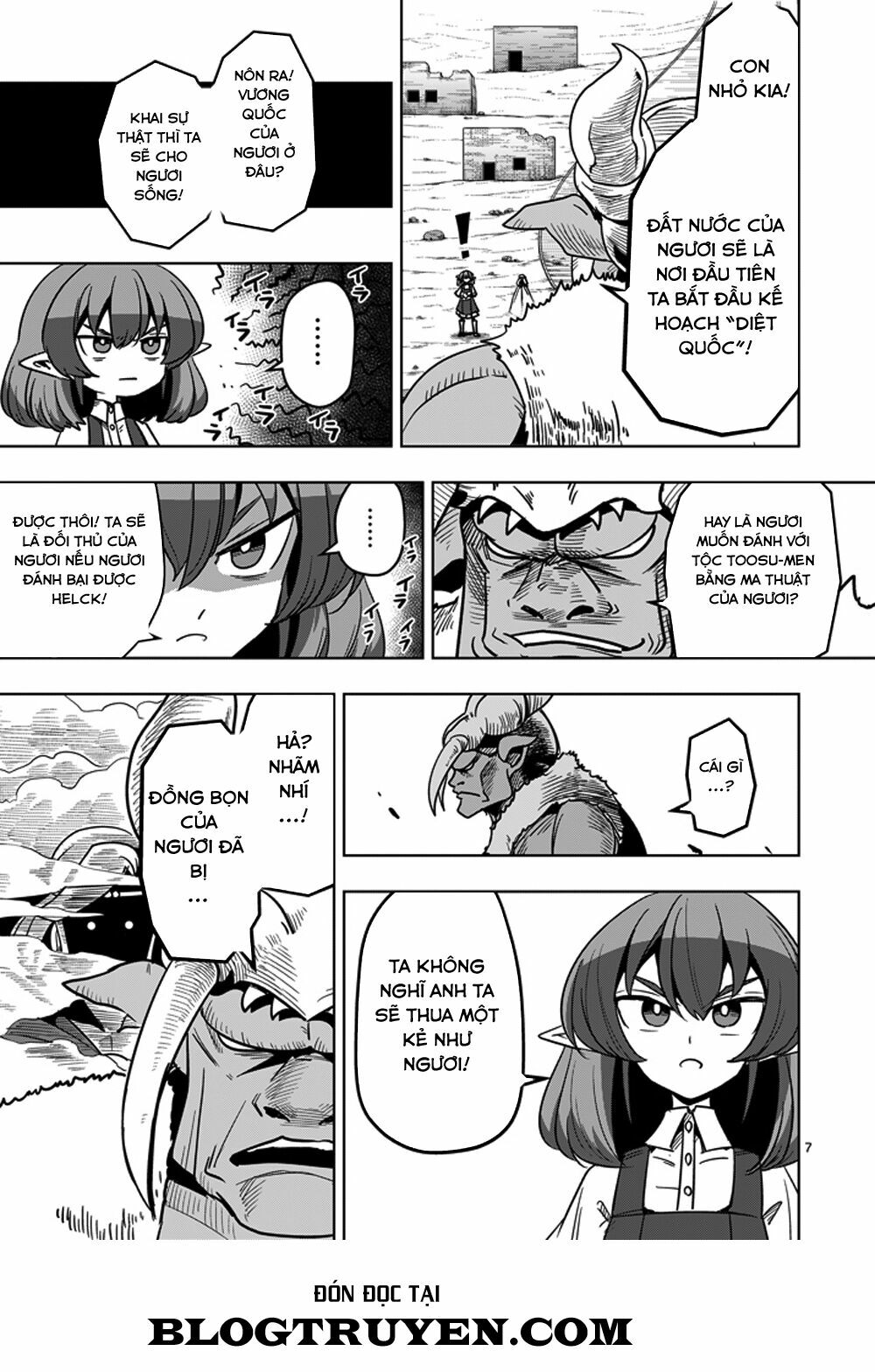 Helck Manga: Chapter 27: Sức mạnh của Vua tộc Toosu-men