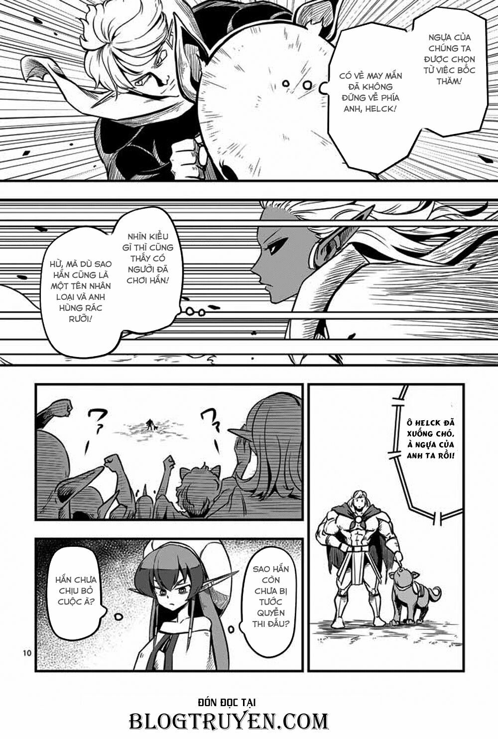 Helck Manga: Chapter 4: Cuộc đua