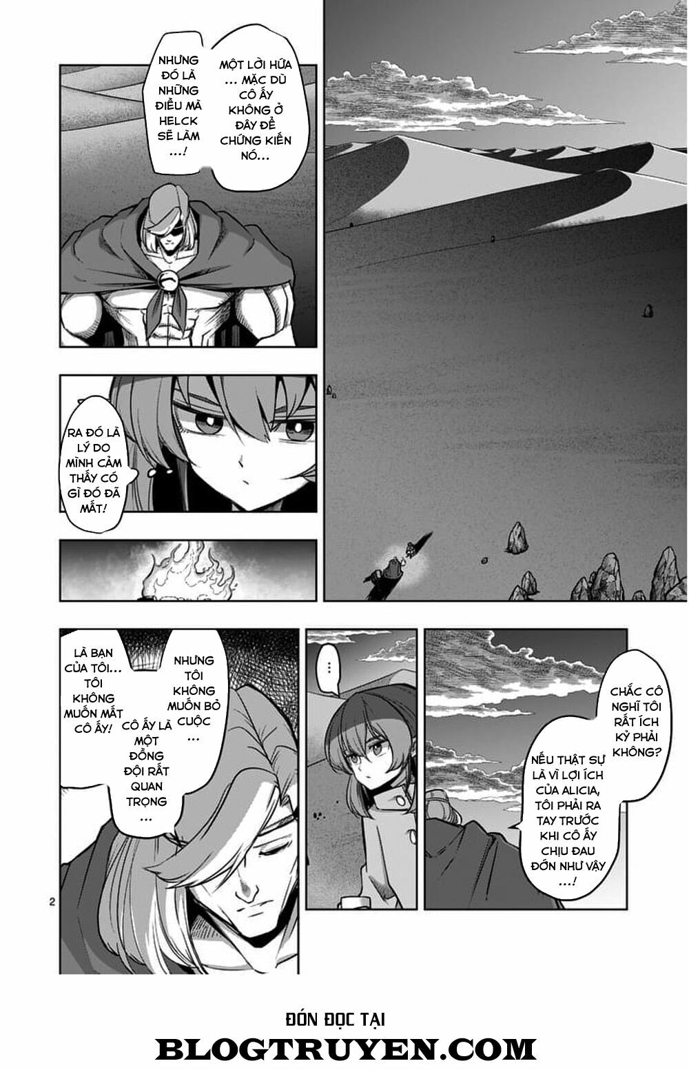 Helck Manga: Chapter 53.1: Vamirio của Tứ đại thiên vương