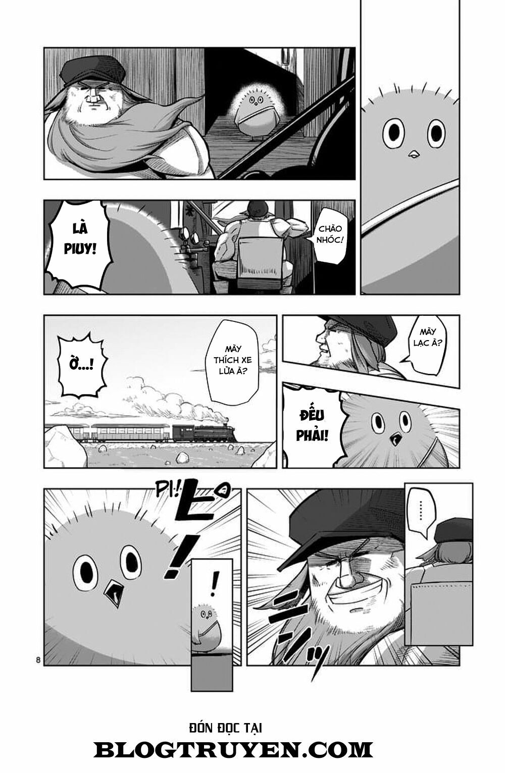 Helck Manga: Chapter 54: Nghỉ ngơi trên xe lửa