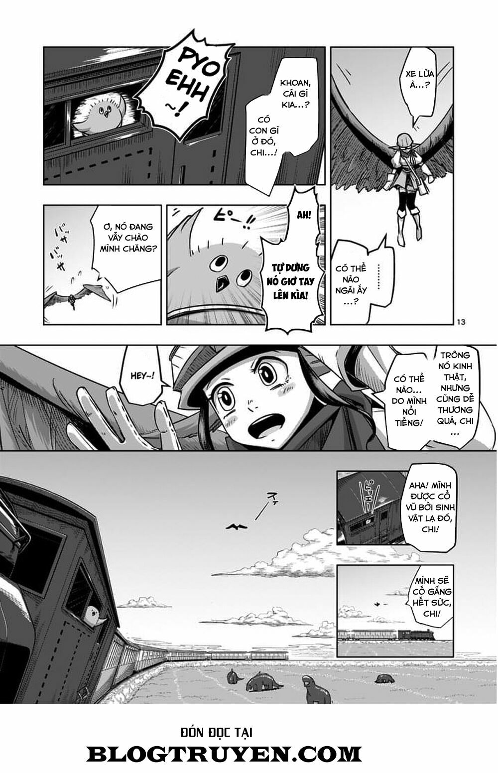 Helck Manga: Chapter 54: Nghỉ ngơi trên xe lửa