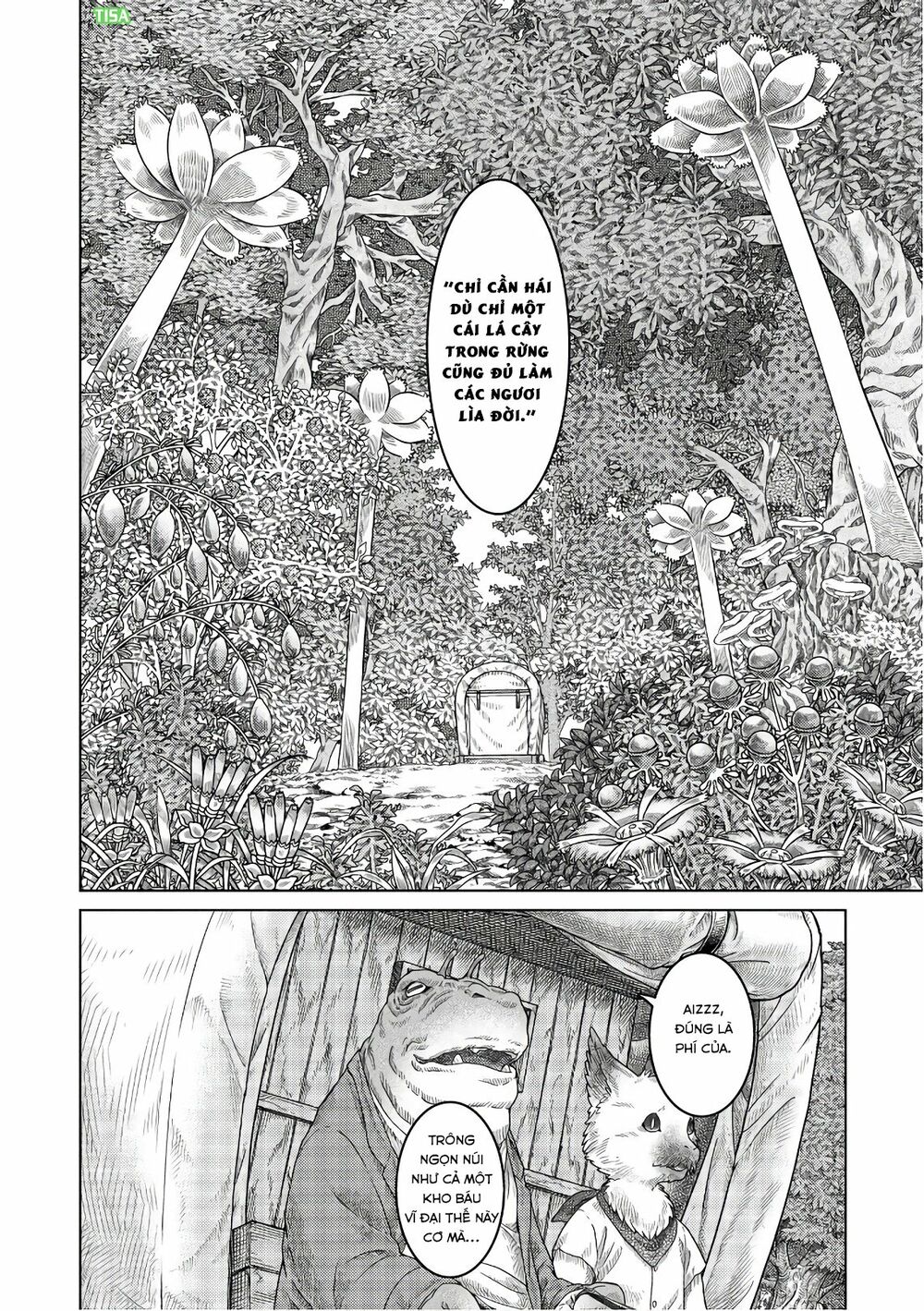 Somali to Mori no Kamisama: Chapter 26: Đứa trẻ cùng thành lũy xanh rêu