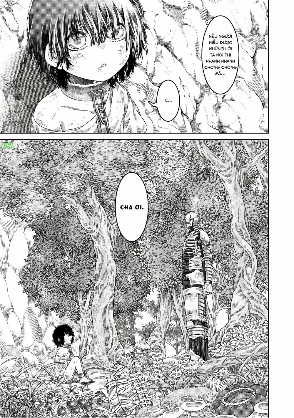 Somali to Mori no Kamisama: Chapter 26: Đứa trẻ cùng thành lũy xanh rêu