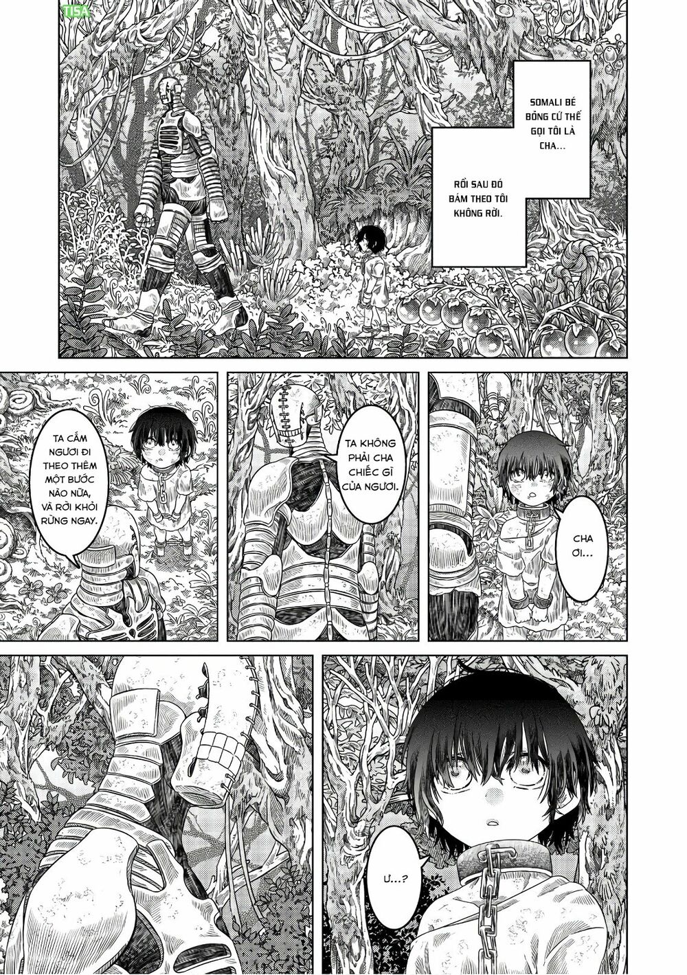 Somali to Mori no Kamisama: Chapter 26: Đứa trẻ cùng thành lũy xanh rêu