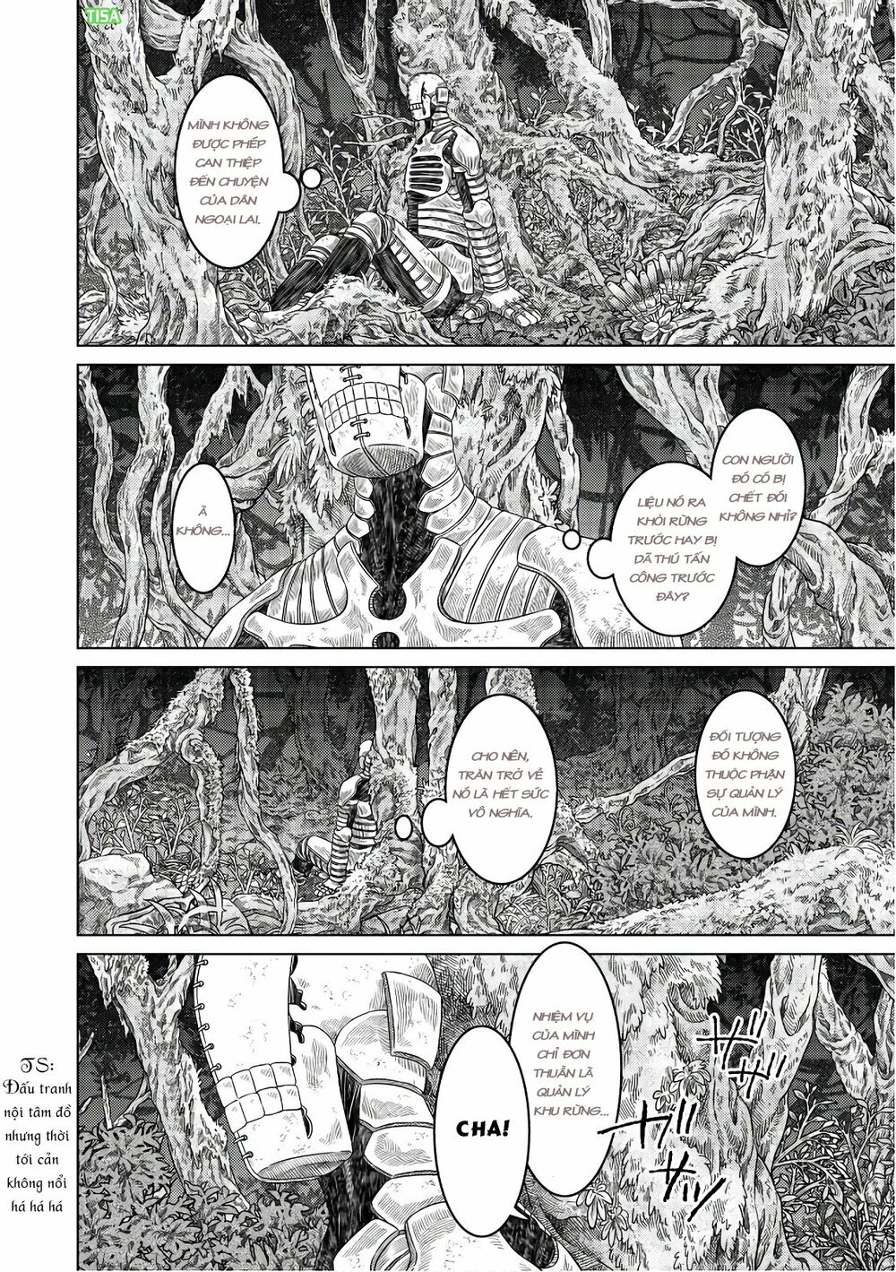 Somali to Mori no Kamisama: Chapter 26: Đứa trẻ cùng thành lũy xanh rêu