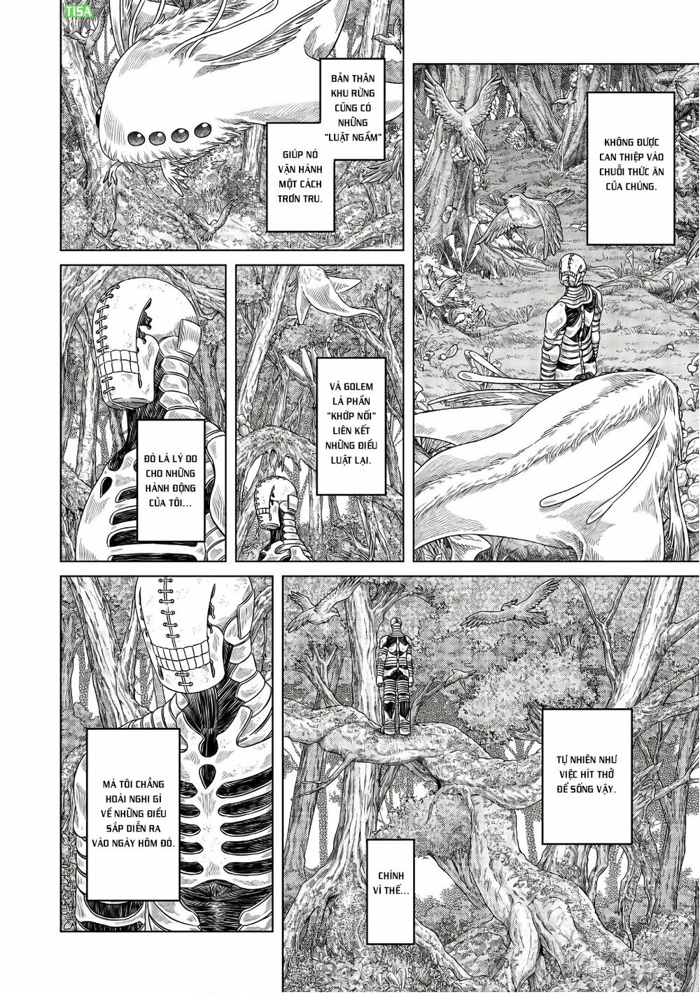 Somali to Mori no Kamisama: Chapter 26: Đứa trẻ cùng thành lũy xanh rêu