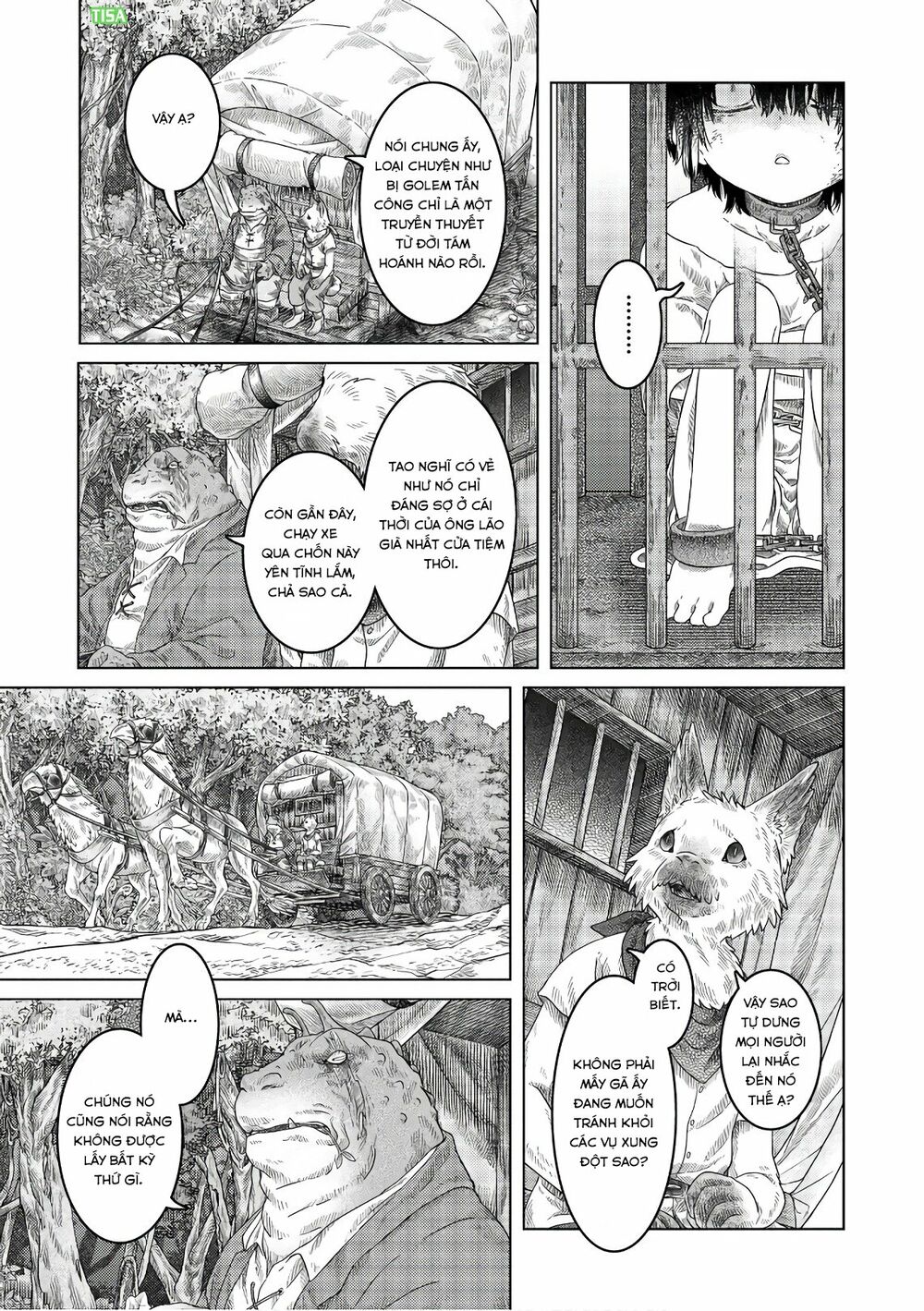 Somali to Mori no Kamisama: Chapter 26: Đứa trẻ cùng thành lũy xanh rêu
