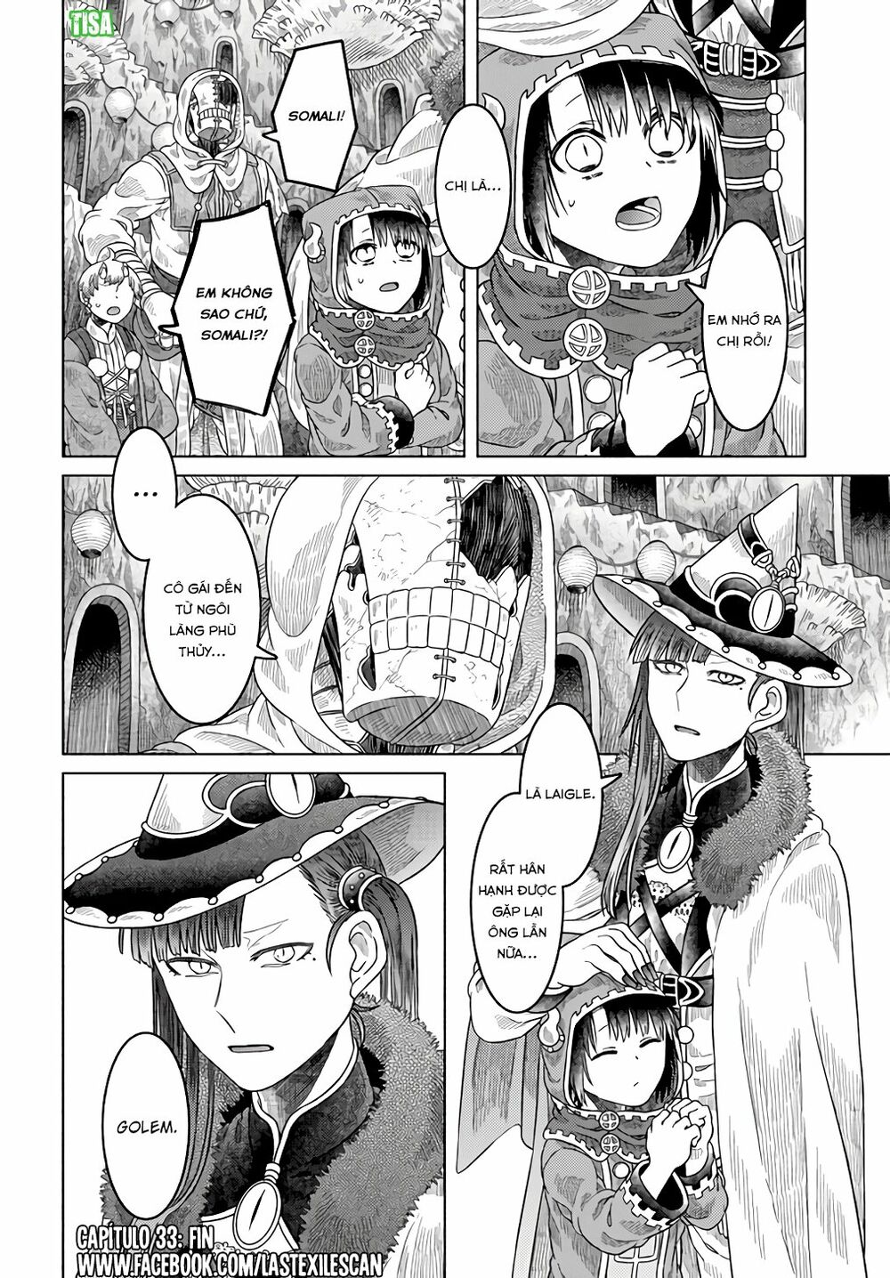 Somali to Mori no Kamisama: Chapter 33: Tận cùng của lò đất xanh tre