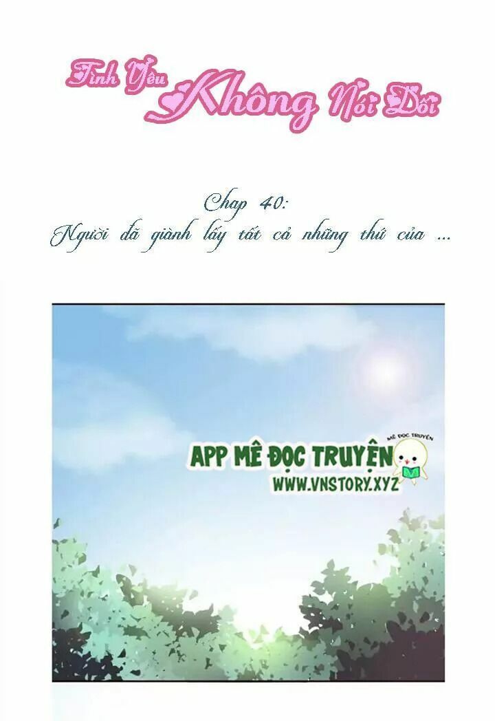 Tình yêu không nói dối: Chapter 40
