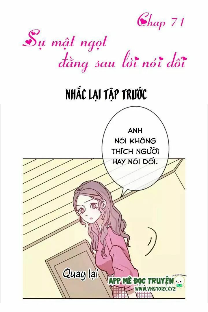 Tình yêu không nói dối: Chapter 71