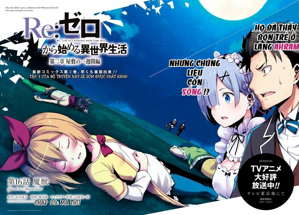 Re:Zero − Bắt đầu lại ở thế giới khác: Chapter 29