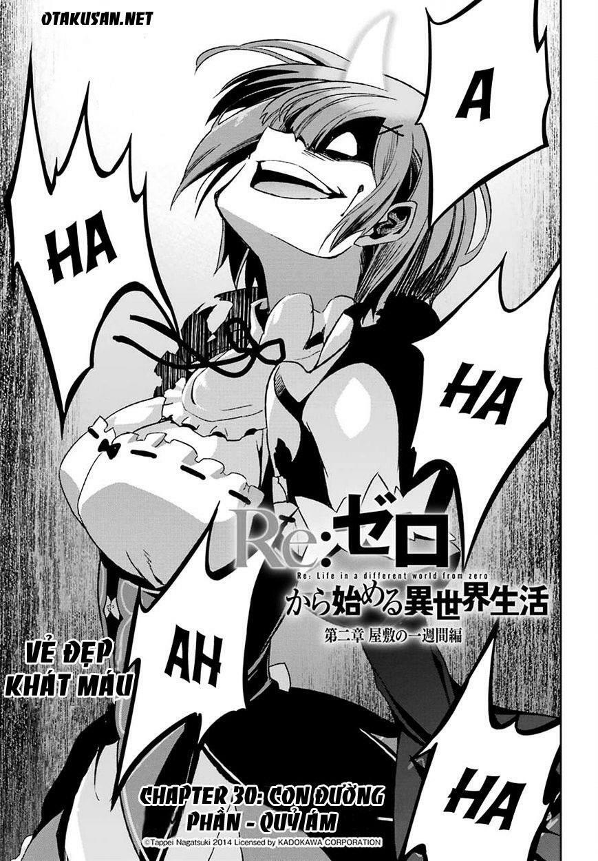 Re:Zero − Bắt đầu lại ở thế giới khác: Chapter 30