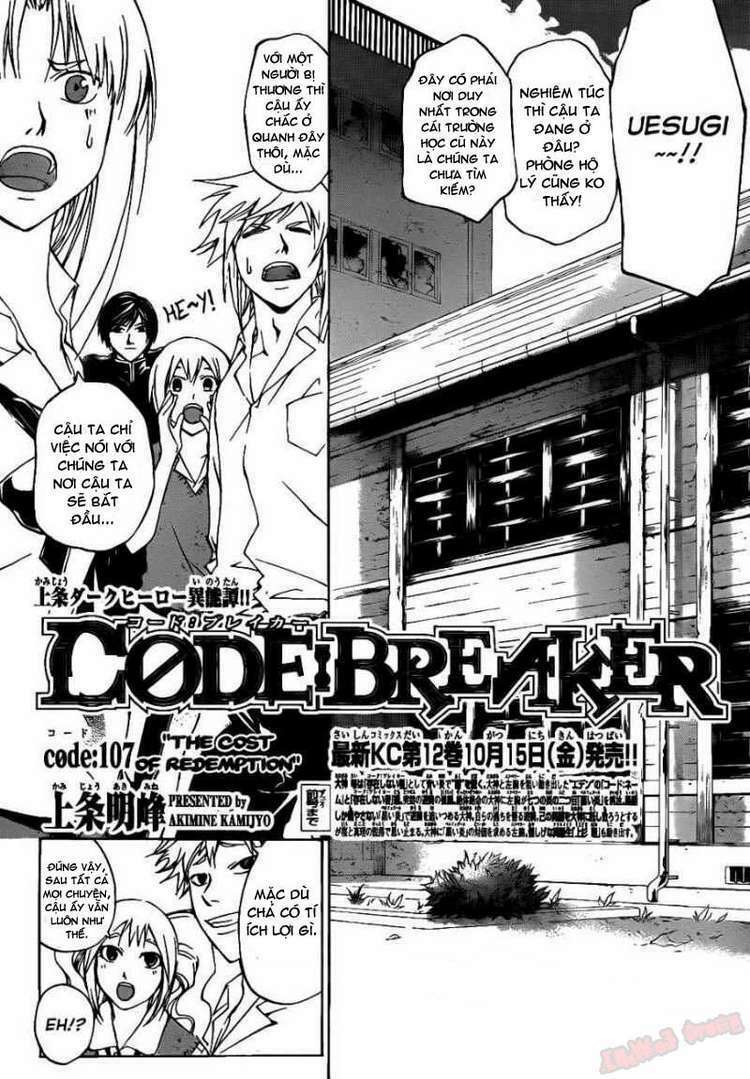 Code Breaker: Chapter 107: The Cost Of Redemption