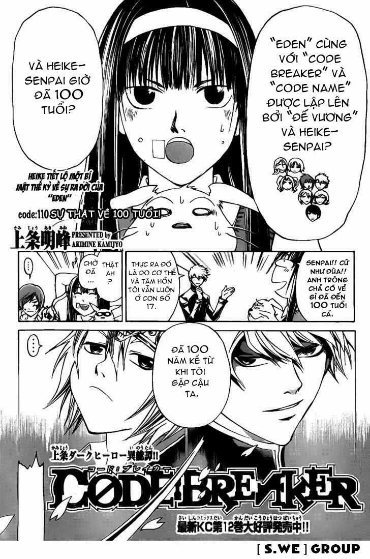 Code Breaker: Chapter 110: A Century Old Truth