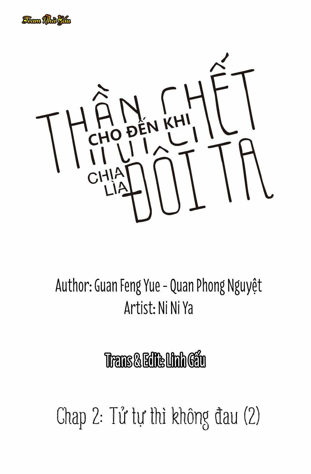 Cho Đến Khi Thần Chết Chia Lìa Đôi Ta: Chapter 2: - Tự tử thì không đau (2)