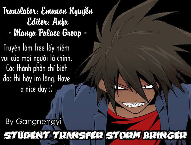 Transfer Student Storm Bringer: Chapter 8