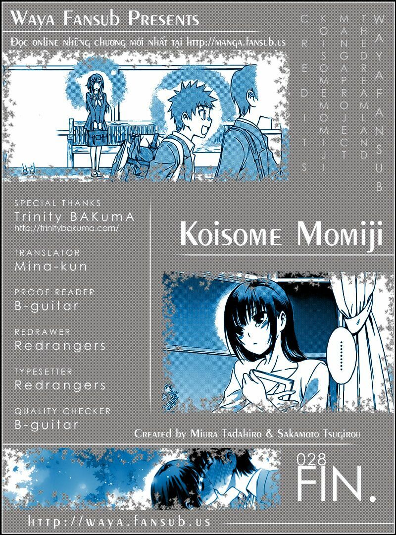 Koisome Momiji: Chapter 28: [END]